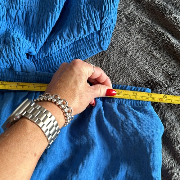 Gorgeous blue jumpsuit size L - Picture 5 of 6